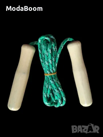 Удобно въже за скачане с дървени дръжки, снимка 5 - Други - 48869969