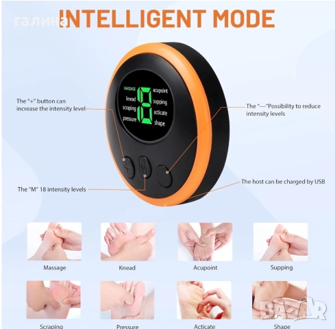 ПРОФЕСИОНАЛЕН EMS МАСАЖОР ЗА КРАКА, снимка 4 - Масажори - 52777298