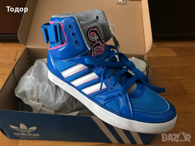 Оригинални високи кецове adidas адидас, снимка 5 - Маратонки - 17220032