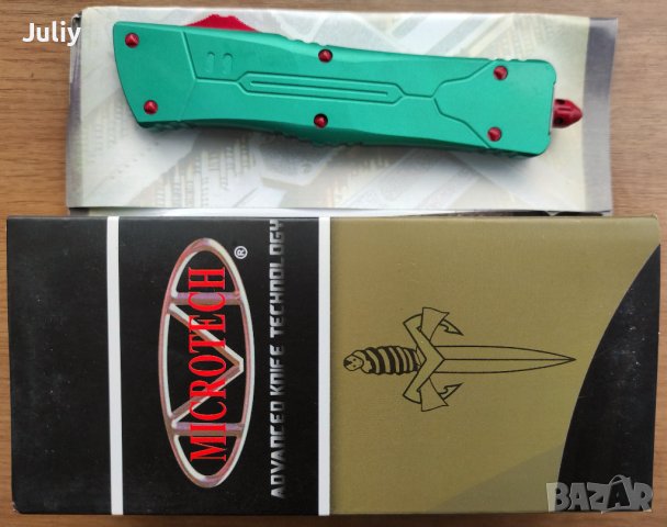  Microtech combat troodon tanto bounty hunter, снимка 5 - Ножове - 39285275