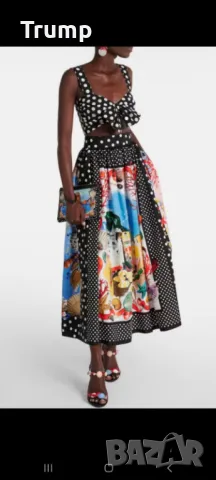 Ефектен комплект,  сет дълга пола с бюстие, снимка 1