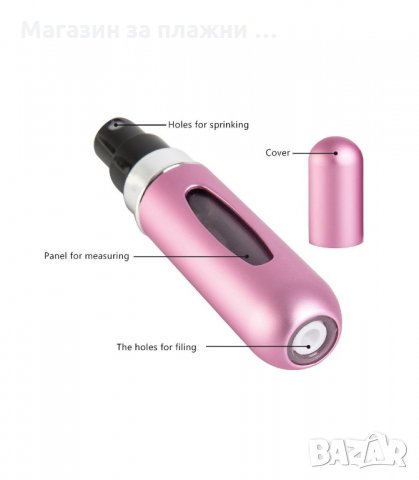 ПРЕЗАРЕЖДАЩ ФЛАКОН ЗА ПАРФЮМ ЗА ПРЪСКАНЕ С 5 МЛ. - код 2470, снимка 8 - Други - 34201770