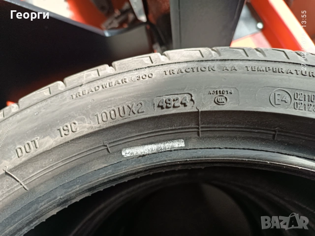 4бр.летни гуми 245/40/18 Bridgestone, снимка 4 - Гуми и джанти - 53672527