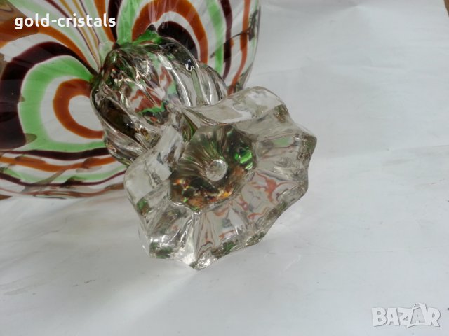 Кристална купа фруктиера, снимка 4 - Антикварни и старинни предмети - 35985103