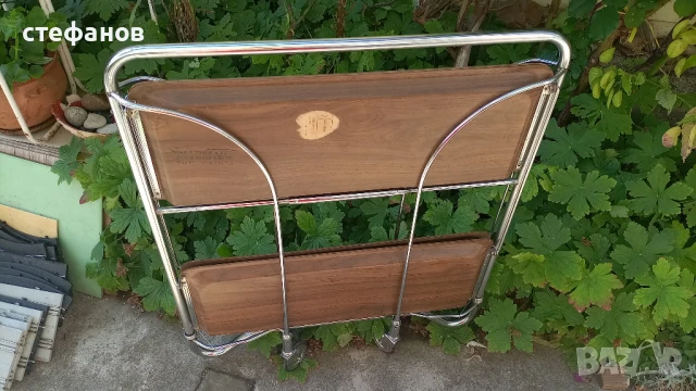 Руска помощна бар масичка, сгъваема на колелца, снимка 4 - Други - 50985157