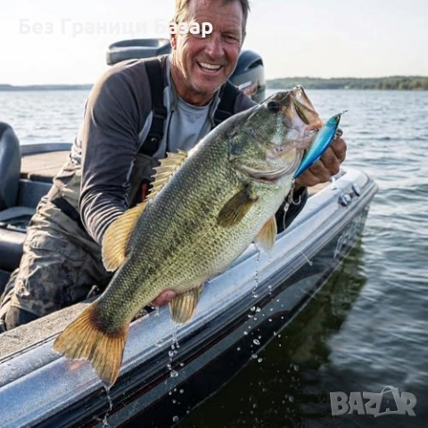 Нова Кутия с риболовни примамки 133 броя – реалистични 3D очи, ефект блясък, снимка 6 - Такъми - 53744522