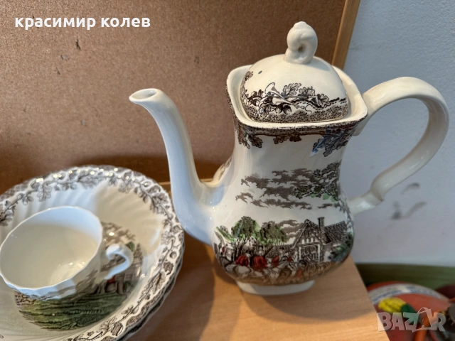 класически английски порцелан "Myott's Country Life"/45 части/, снимка 13 - Сервизи - 53839546