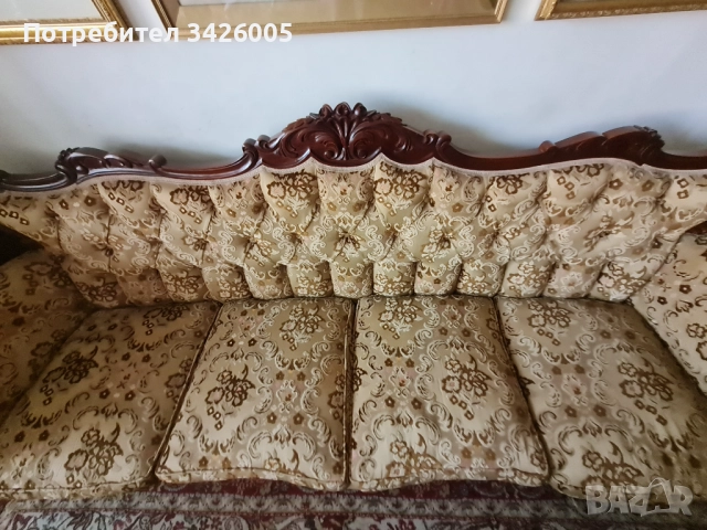 Продавам холова гранитура - барок, снимка 17 - Дивани и мека мебел - 51929436