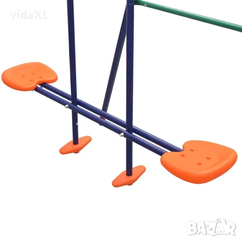 vidaXL Комплект люлка с 4 оранжеви седалки, снимка 6 - Детски люлки - 56148316