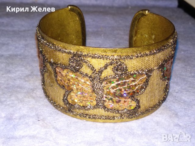 МЕСИНГОВА РЕГУЛИРУЕМА ВИНТИДЖ - АРТ ГРИВНА с ПЕПЕРУДКИ 16688, снимка 8 - Гривни - 41148108