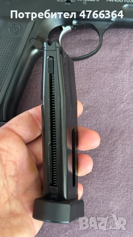Въздушен пистолет ASG CZ 75 full metal blowback, снимка 5 - Въздушно оръжие - 53846234