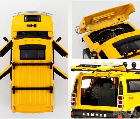 Метални колички: Hummer H2 (Хамър), снимка 5 - Колекции - 41755835