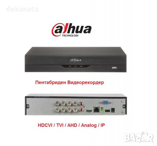 DAHUA XVR5108HS-I2 Пентабриден 8(12)-Канален Видеорекордер AICoding, снимка 1 - Комплекти за видеонаблюдение - 35923556