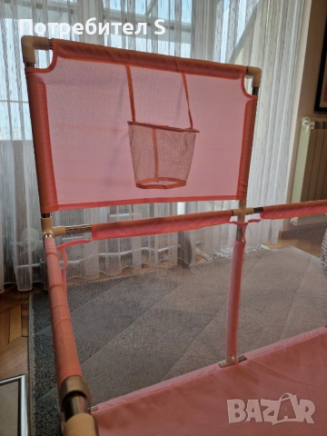 Голяма детска кошара за игра с баскетболен кош (130х190 см), снимка 5 - Кошарки - 53676269