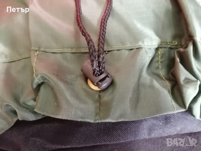 Продавам зелено ново покривало за раница 100 литра , снимка 4 - Други спортове - 36352251