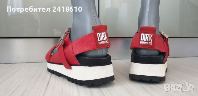 Dirk Bikkembergs Leather Mens Size 44/27.5 - 28см ОРИГИНАЛ! Мъжки Сандали!, снимка 9 - Мъжки сандали - 41543167