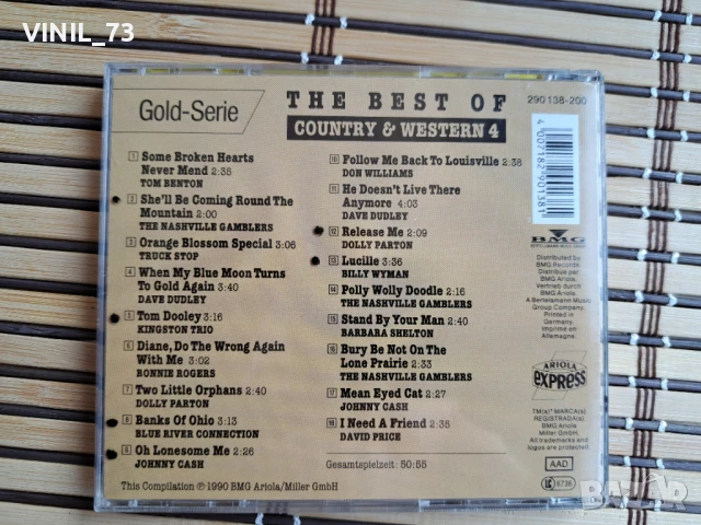 The Best Of Country & Western Vol. 4, снимка 3 - CD дискове - 50857085