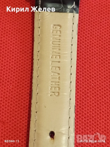 Красив дамски часовник Q/Q QUARTZ с кожена каишка перфектно състояние 51828, снимка 8 - Дамски - 53482036