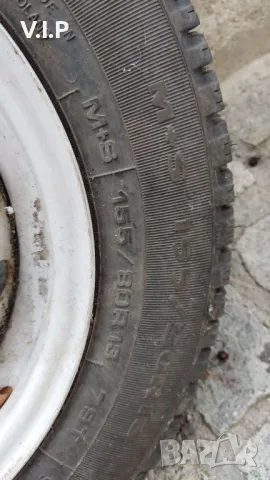 Стара резервна гума с джанта, снимка 2 - Гуми и джанти - 47335084