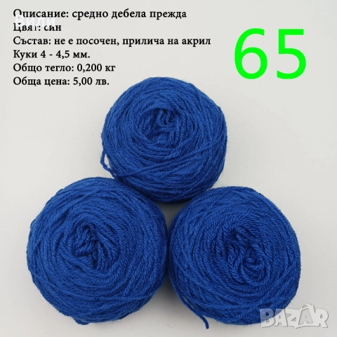 Евтини прежди в малки количества - нови и остатъци, снимка 11 - Други - 52029822