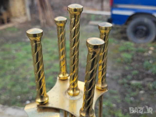 Комплект прибори за камина , снимка 4 - Камини - 53637724