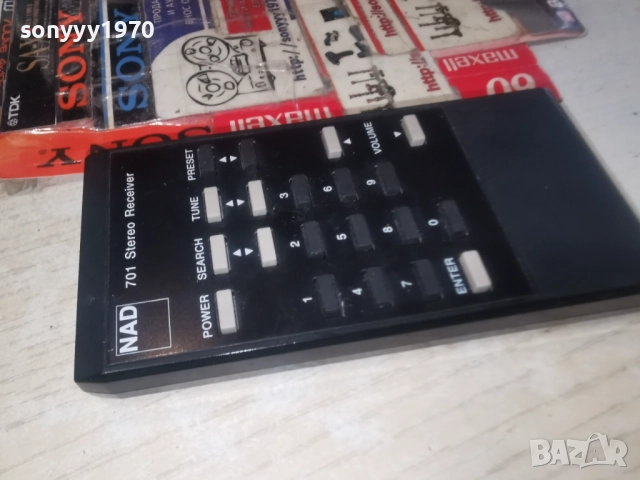 NAD 701 STEREO RECEIVER REMOTE CONTROL-ВНОС SWISS 1412250954, снимка 9 - Ресийвъри, усилватели, смесителни пултове - 52787903