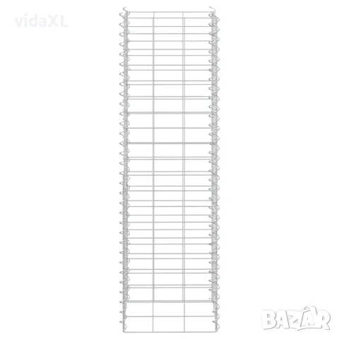 vidaXL Габиони повдигнати лехи, 3 бр, 30x30x100 см, желязо, снимка 6 - Саксии и кашпи - 56146229