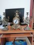 Комплект от бронзови предмети часовник с два броя свещници 3-ка