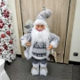 Декоративен Дядо Коледа в сиво (50 / 70 / 90 см), снимка 1