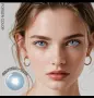 Цветни Едногодишни контактни лещи без диоптър , снимка 11