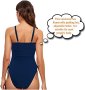 Нов Цял бански костюм за Жени с регулируеми презрамки Подарък Плуване Море Басейн, снимка 2