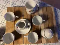 Сервиз за късо кафе с каничка и захарничка, снимка 4