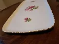 немско порцеланово плато с рози Kaiser porcelain    15/2, снимка 4
