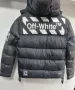 Мъжко черно яке off- white, снимка 1