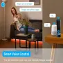 RGB LED лента 5050, 5 метра, дистанционно управление, Music Sync цвета, APP контрол, 5 метра, снимка 8