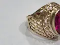 Сребърен пръстен от СССР , снимка 6