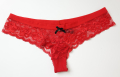 Secret Possessions L луксозни червени дантелени бразилиани, снимка 6
