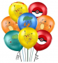 Покемон pokemon Обикновен надуваем латекс латексов балон парти хелий или газ, снимка 4