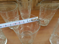 Стъклени чаши с гарафа  гравирани , снимка 5