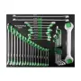 Количка шкаф с инструменти с 7 чекмеджета 5 пълни – Rockforce RFGREEN, снимка 4