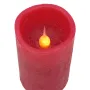 Декоративна, Коледна, LED батерийна свещ, Червен, Ø5x8cm, снимка 2