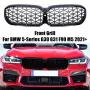 Бъбреци решетки Diamond style черен лак за BMW Серия 5 G30 G38 2020, снимка 1