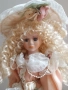 Винтидж френска порцеланова кукла от 80-те години, викториански стил, снимка 4