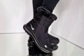 Nike Черни Зимни Дамски Апрески с Вата Найк , снимка 3