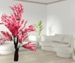 Изкуствено декоративно дърво, Цъфтяща сакура, 1.7 м, снимка 5