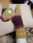 Ръчно плетени дамски чорапи 36 размер, снимка 1 - Дамски чорапи - 39379617
