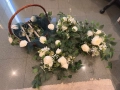 Сватбена кутия, кошница и цветя, снимка 4