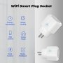 Wi-Fi Smart контакт Tuya, 16A, 3500W.  Българско упътване, снимка 1