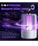 Електрическа лампа за убиване на комари Fly Zapper, 4000mAh USB акумулаторна, снимка 7
