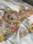 Дамски комплект бельо от две части с красива бродерия от цветя, снимка 2